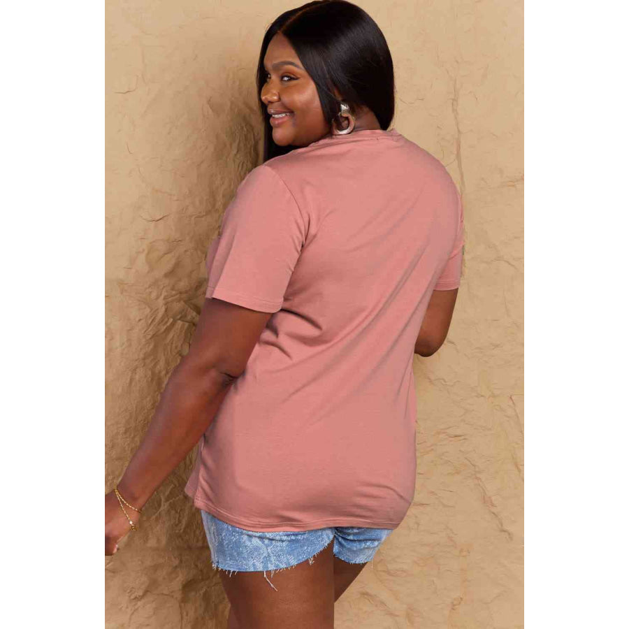 Simply Love Full Size Cat & Pumpkin Graphic Cotton T-Shirt Apparel and Accessories