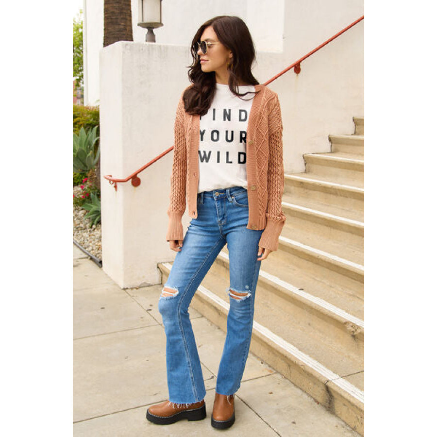 Simply Love Full Size FIND YOUR WILD Short Sleeve T-Shirt Apparel and Accessories