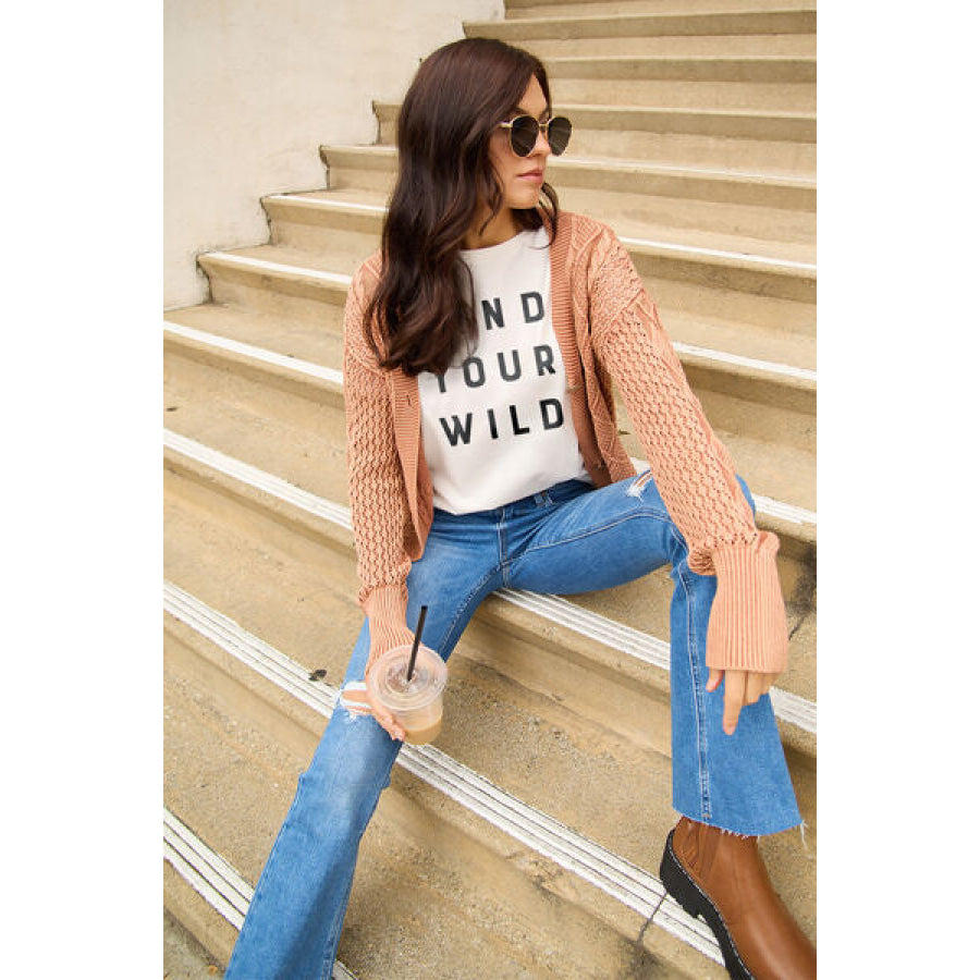 Simply Love Full Size FIND YOUR WILD Short Sleeve T-Shirt Apparel and Accessories