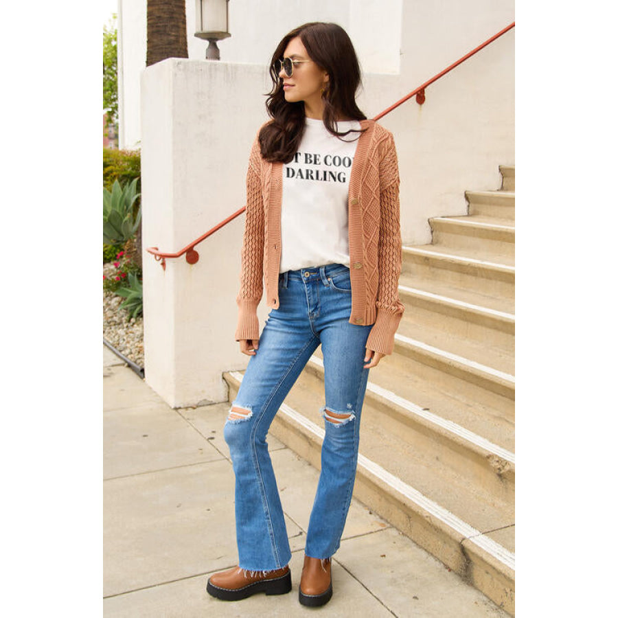 Simply Love Full Size JUST BE COOL DARLING Short Sleeve T-Shirt