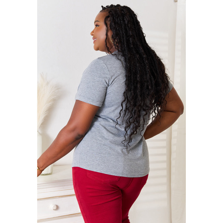 Simply Love I’M NOT GETTING READY TODAY Graphic T-Shirt Dark Gray / S Apparel and Accessories