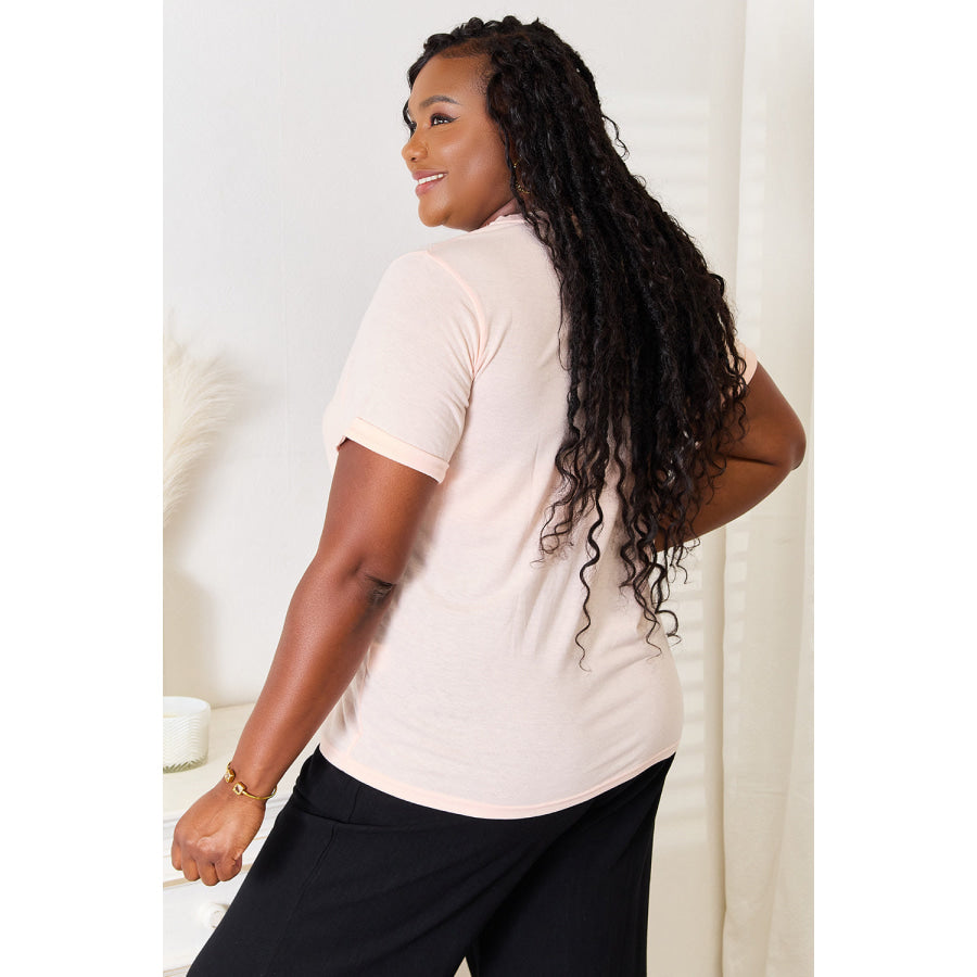 Simply Love MAMA Heart Graphic T-Shirt Apparel and Accessories