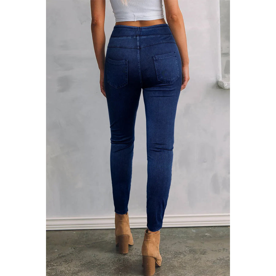 Skinny Jeans with Pockets Apparel and Accessories