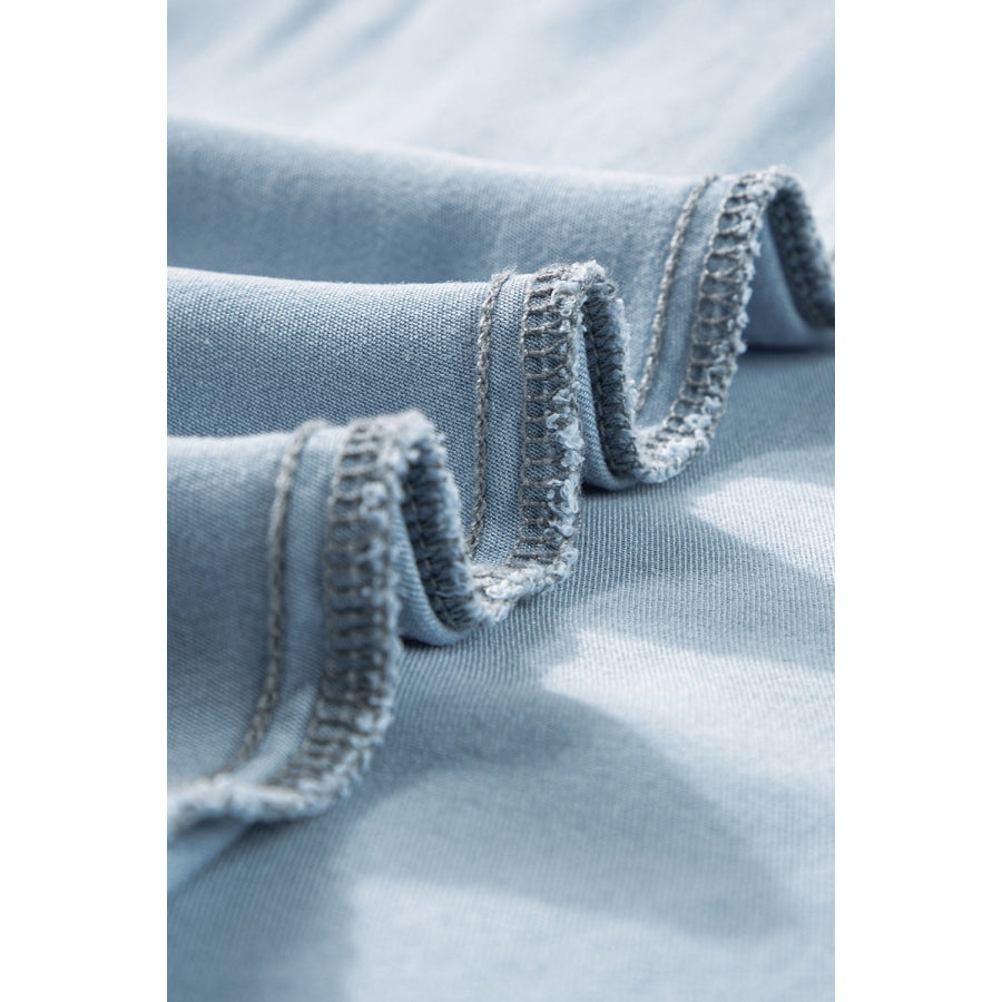 Snap Down High Waist Denim Skirt Apparel and Accessories