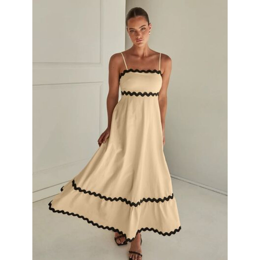 Spaghetti Strap Maxi Dress Clothing