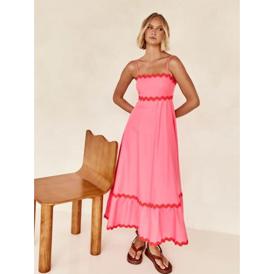 Spaghetti Strap Maxi Dress Clothing