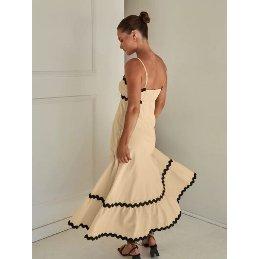 Spaghetti Strap Maxi Dress Clothing