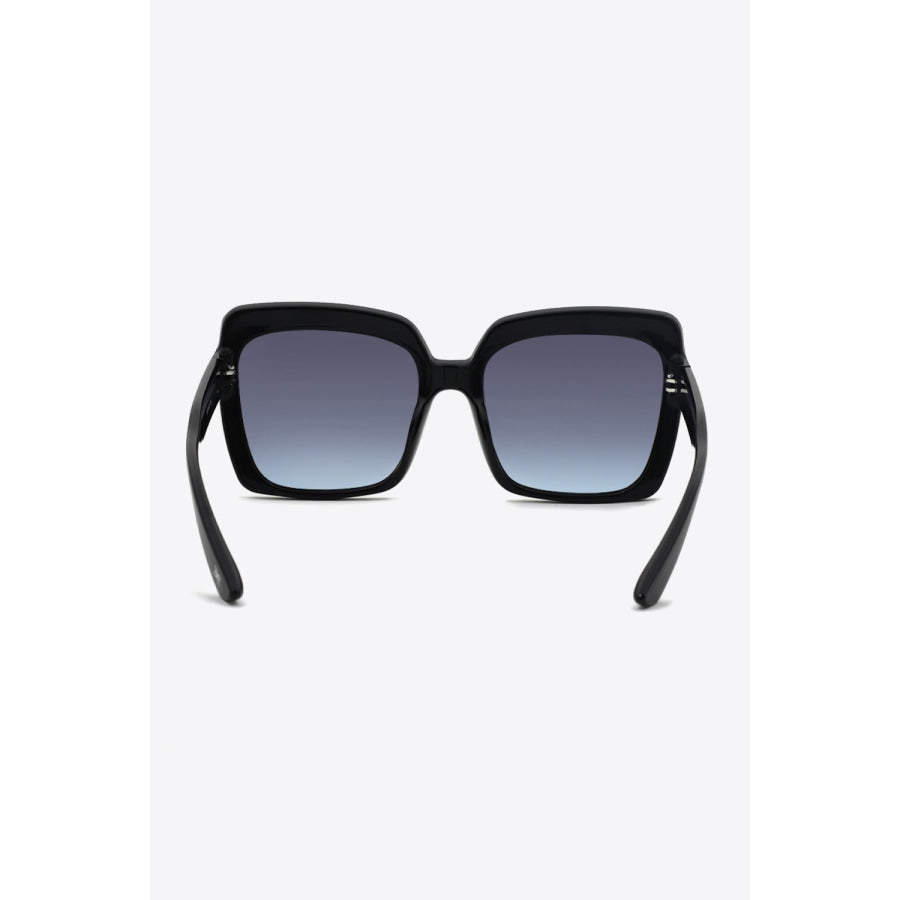 Square Full Rim Sunglasses Black / One Size