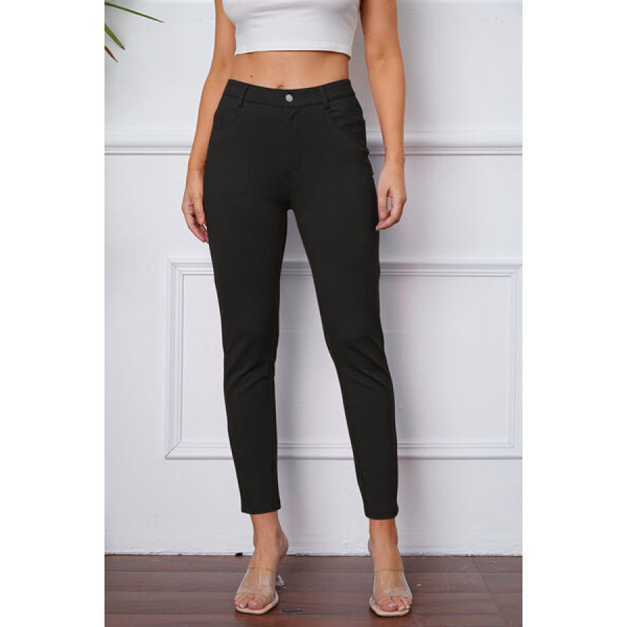 StretchyStitch Pants by Basic Bae Black / S Clothing