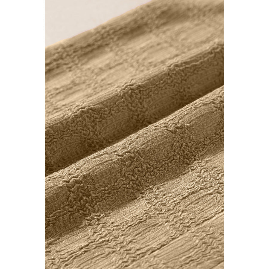 Textured Notched Tank Apparel and Accessories