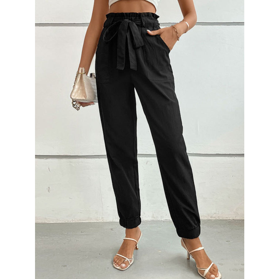 Tie Front Long Pants