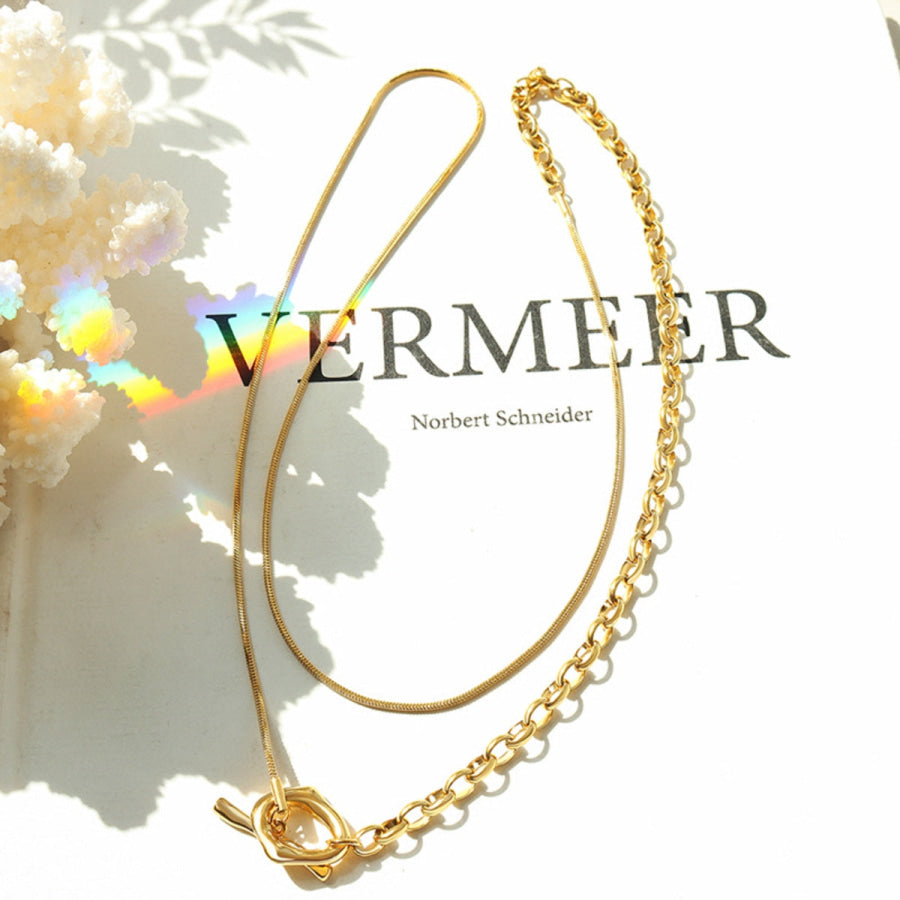 Titanium Steel Chain Necklace Apparel and Accessories