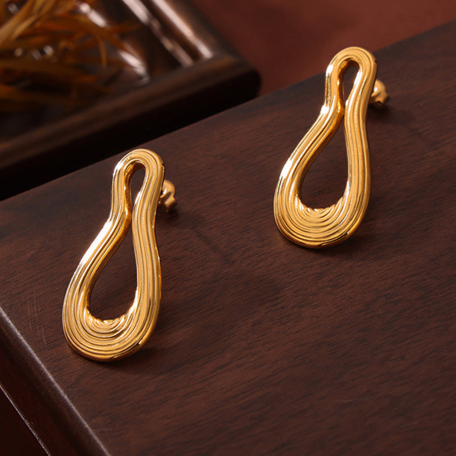 Titanium Steel Geometric Shape Earrings Apparel and Accessories