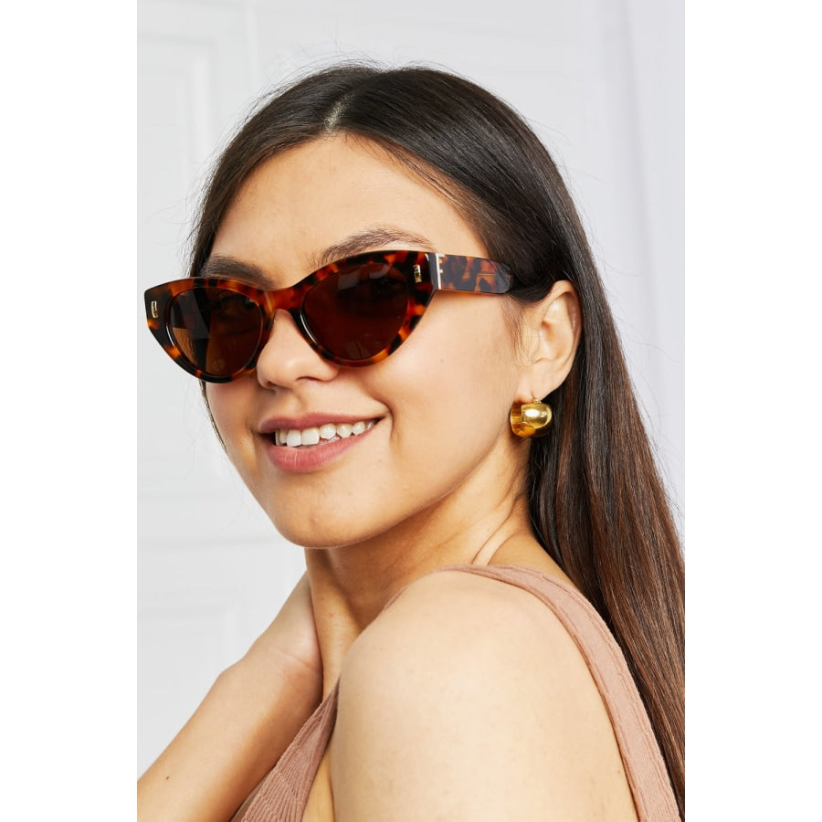 Tortoiseshell Acetate Frame Sunglasses Tangerine / One Size