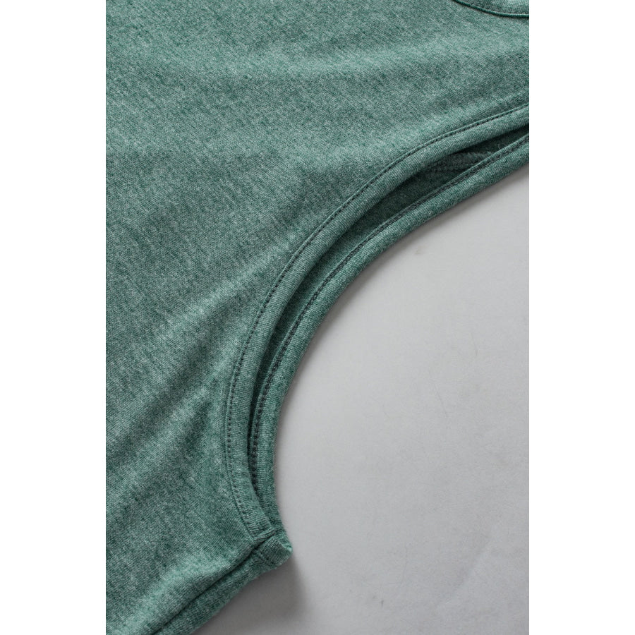 V-Neck Wide Strap Tank Shirts & Tops