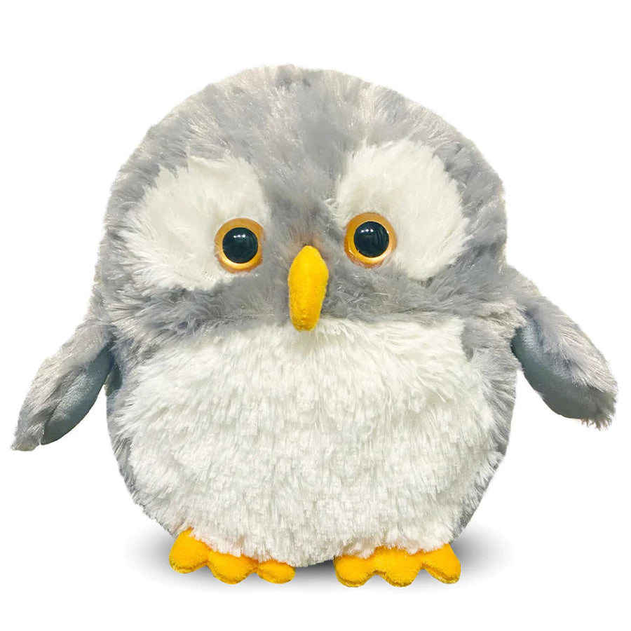 COMING SOON! Warmies Large 33cm - Plush Animals filled with Flaxseed and French Lavender - Owl Heat Pack