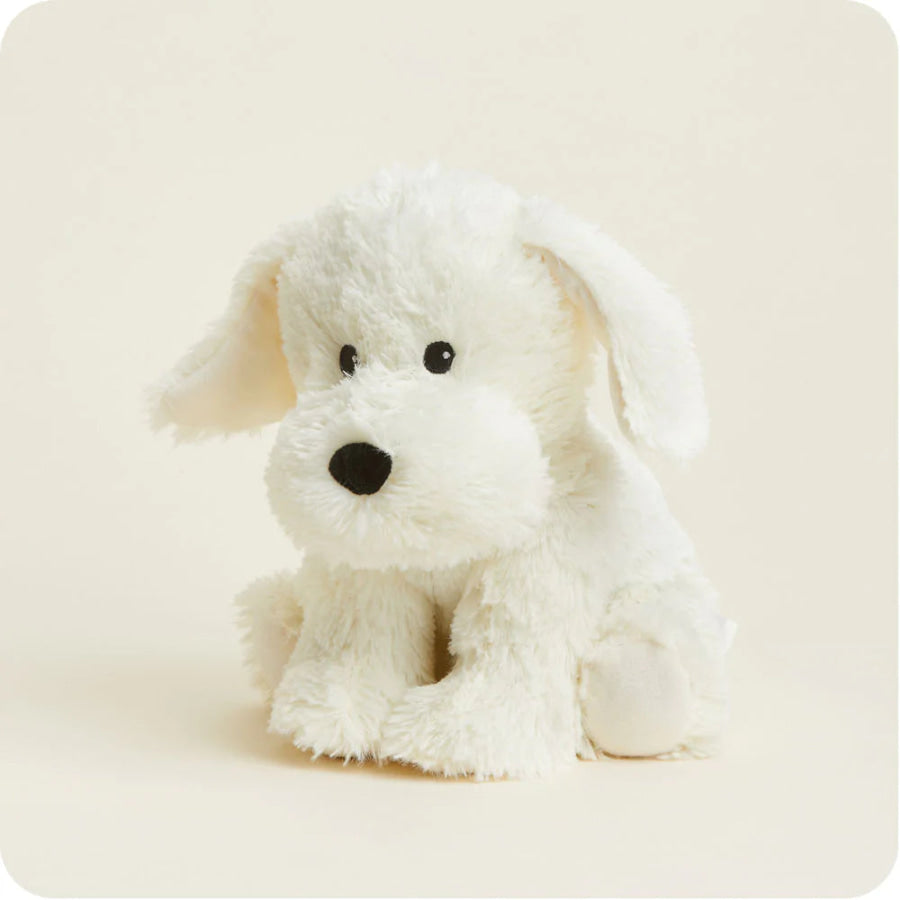 COMING SOON! Warmies Large 33cm - Plush Animals filled with Flaxseed and French Lavender - Yellow Lab Heat Pack
