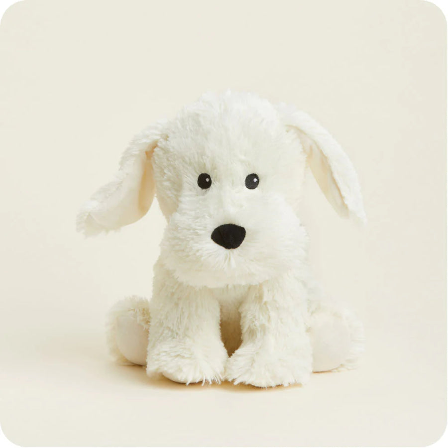 COMING SOON! Warmies Large 33cm - Plush Animals filled with Flaxseed and French Lavender - Yellow Lab Heat Pack