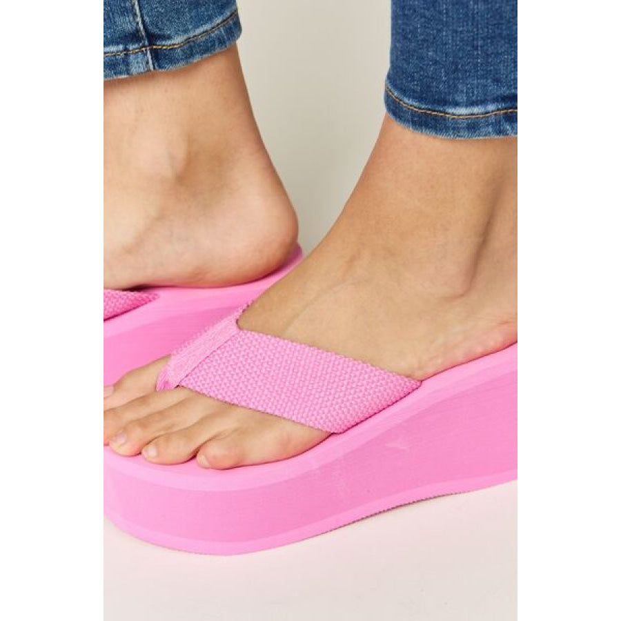 WILD DIVA Open Toe Platform Wedge Sandals Apparel and Accessories