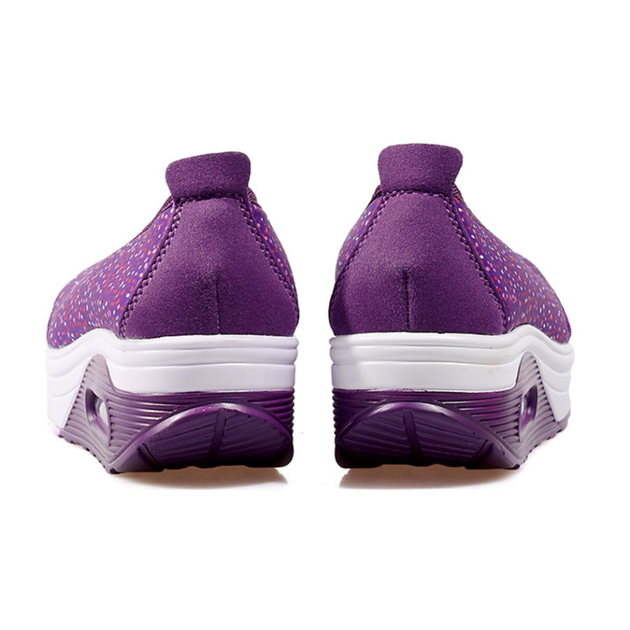 NEW! Women’s Platform Slip On Fabric Fashion Shoes Shoes