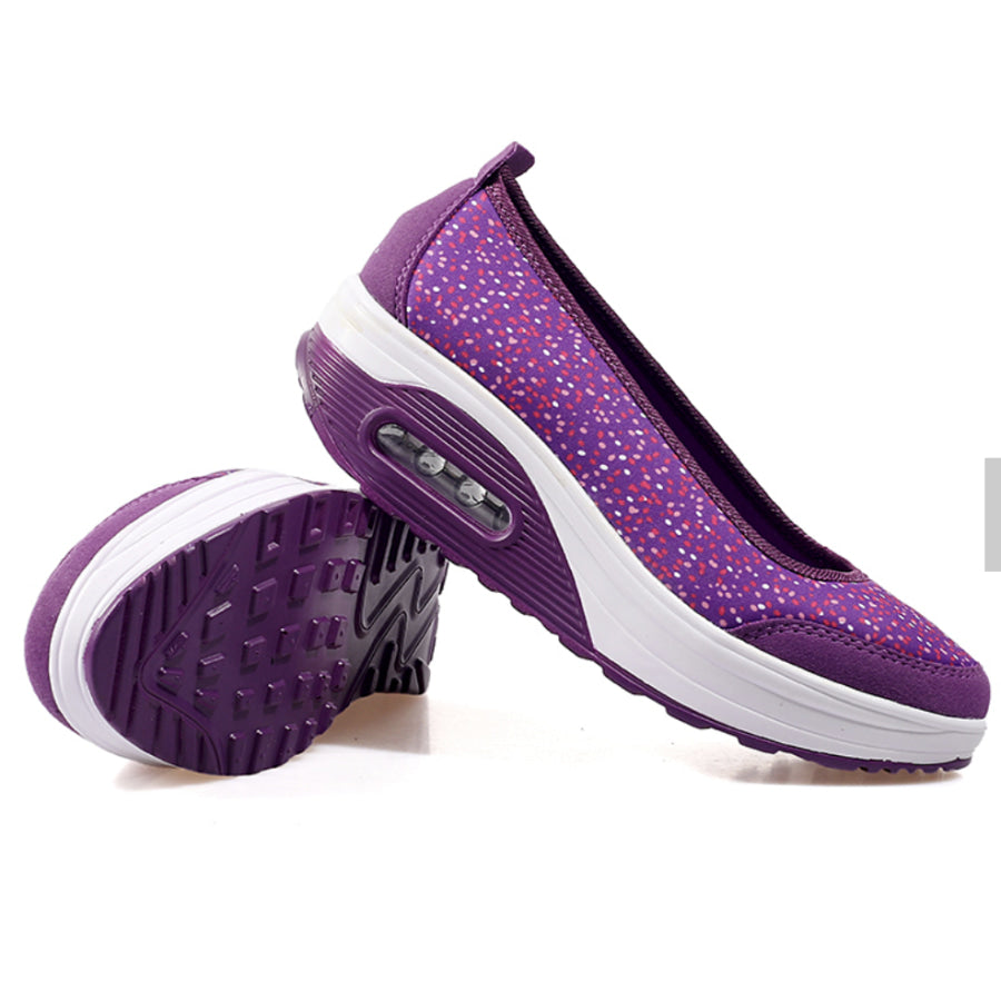 NEW! Women’s Platform Slip On Fabric Fashion Shoes Shoes