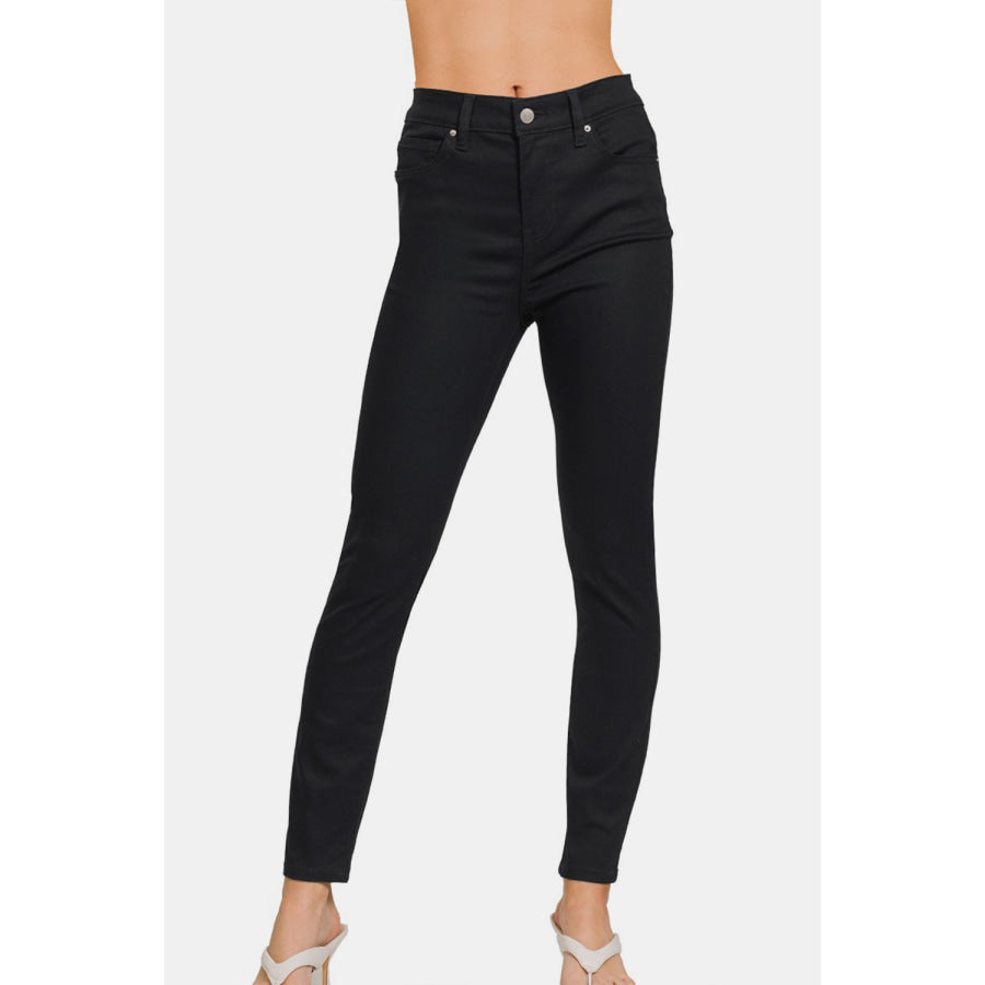 Zenana Full Size High - Rise Skinny Jeans Apparel and Accessories