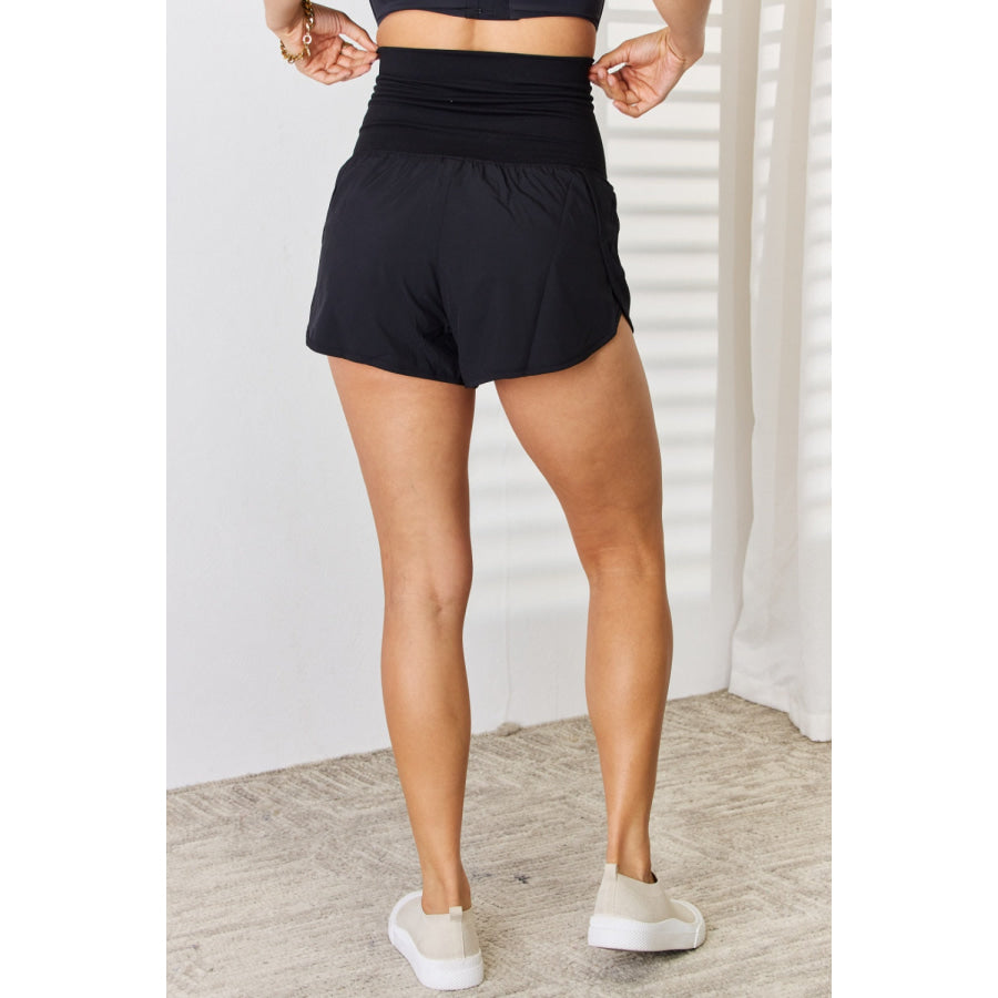 Zenana Full Size High Waist Tummy Control Shorts Apparel and Accessories