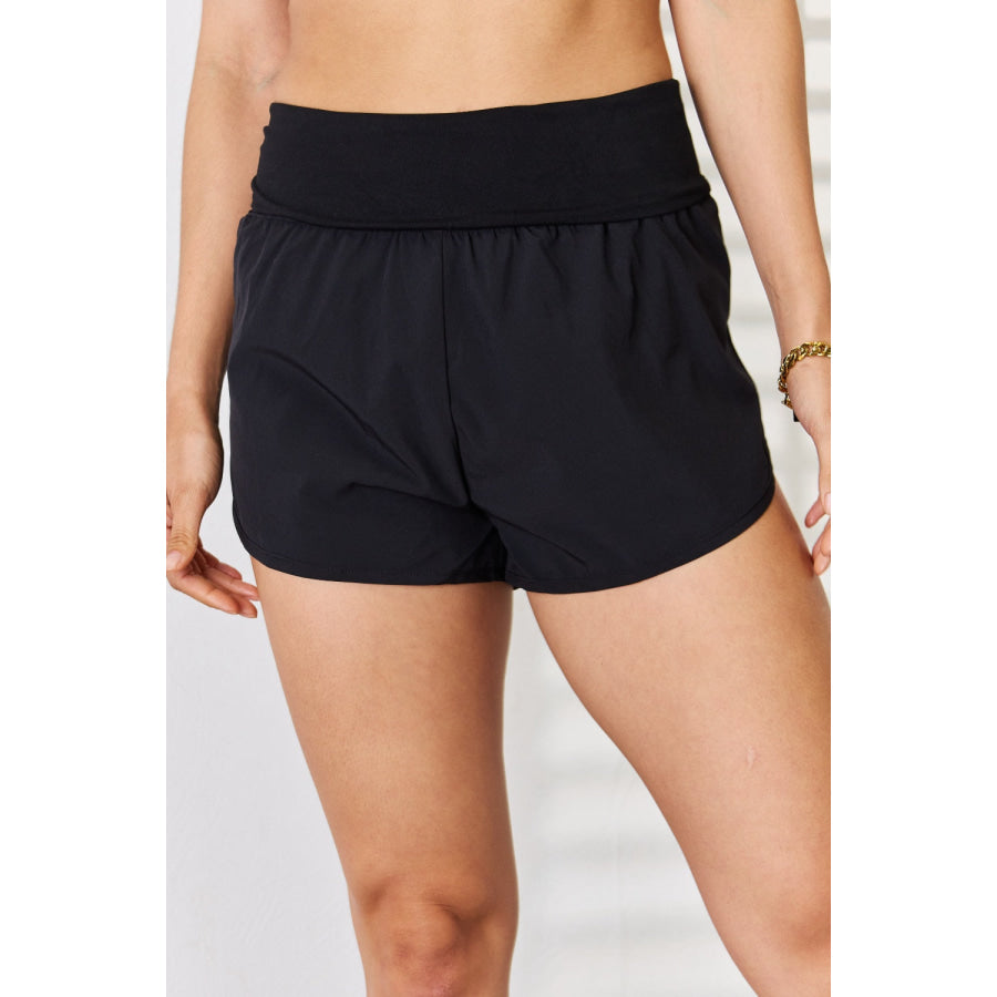 Zenana Full Size High Waist Tummy Control Shorts Apparel and Accessories