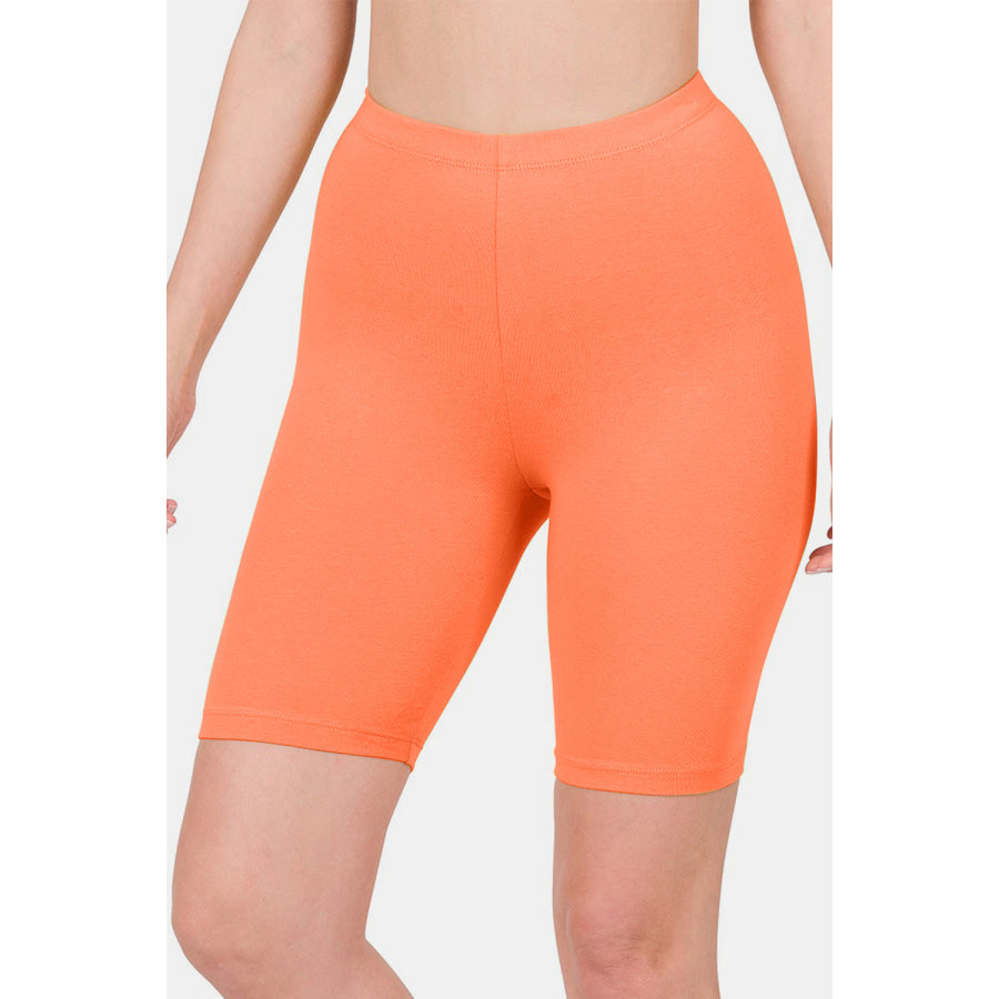 Zenana High Waist Bermuda Shorts Apparel and Accessories