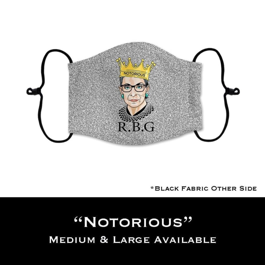 Coming Soon! NEW PRINTS! ADULT Custom Design Face Masks with filter pocket Notorious / Adult Large Face Cover