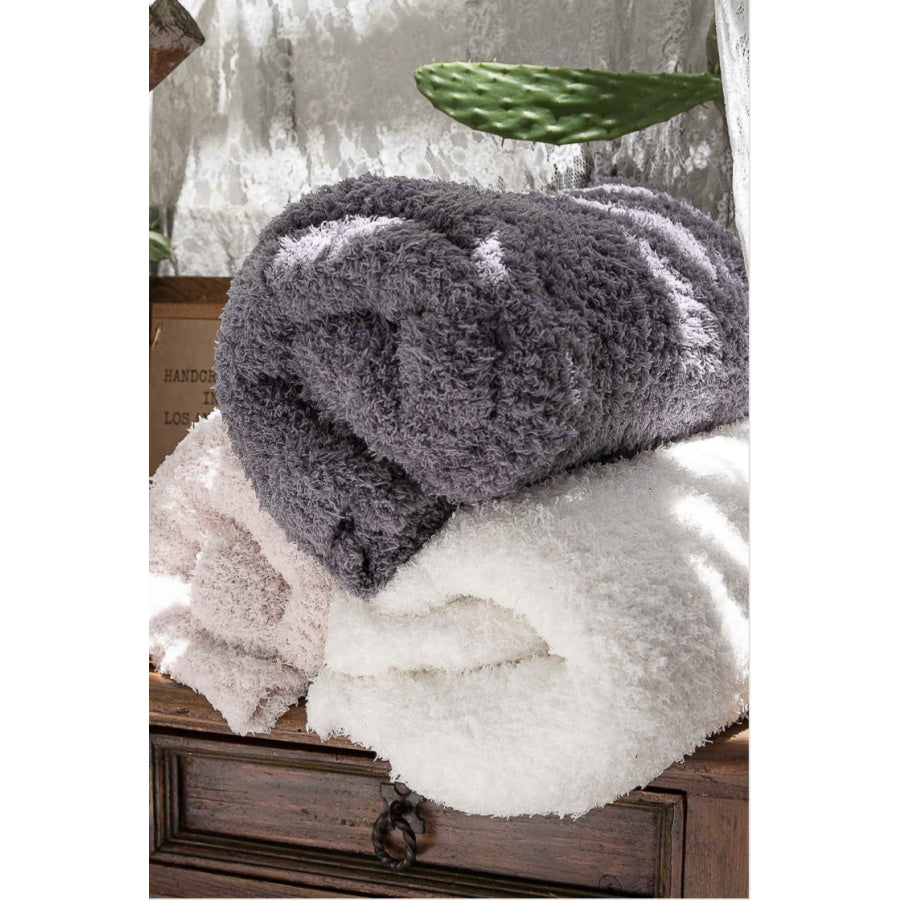 NEW! Berber Fleece Cosy Blanket Powder Pink / 44.5 x 64.0 Accessories