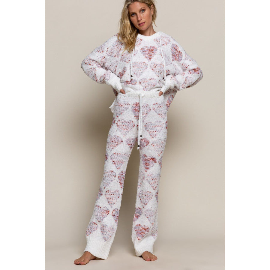 NEW! Berber Fleece Hooded Cosy Top and Matching Bottoms Sleepwear