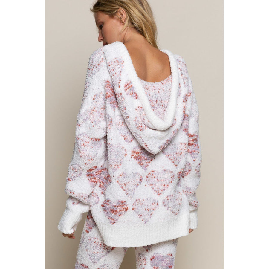 NEW! Berber Fleece Hooded Cosy Top and Matching Bottoms Sleepwear