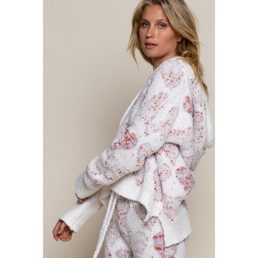 NEW! Berber Fleece Hooded Cosy Top and Matching Bottoms Small Top Sleepwear