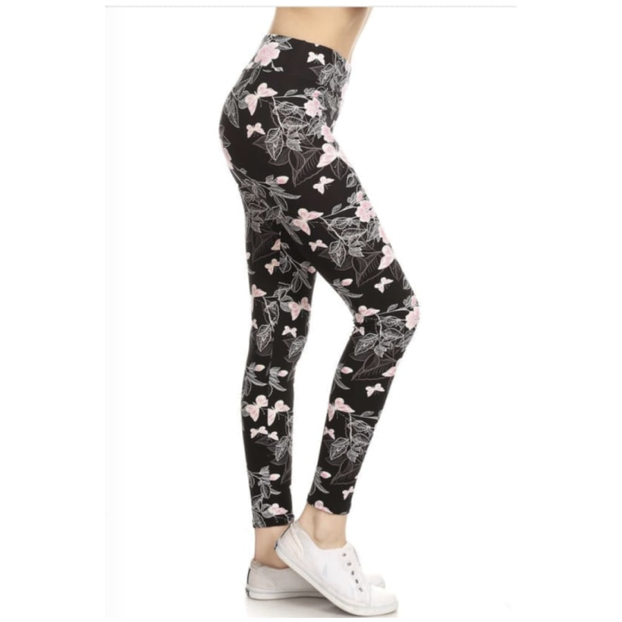 Butterfly Floral Butterfly Floral / OS Leggings