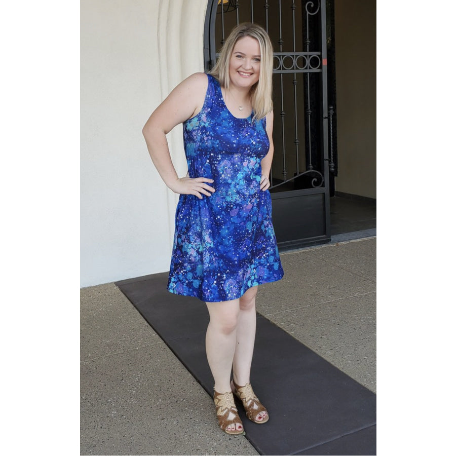 NEW! Buttery Soft Custom Design Tank Dress with Pockets Dresses