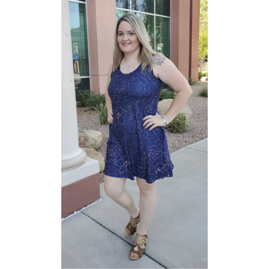 NEW! Buttery Soft Custom Design Tank Dress with Pockets Dresses