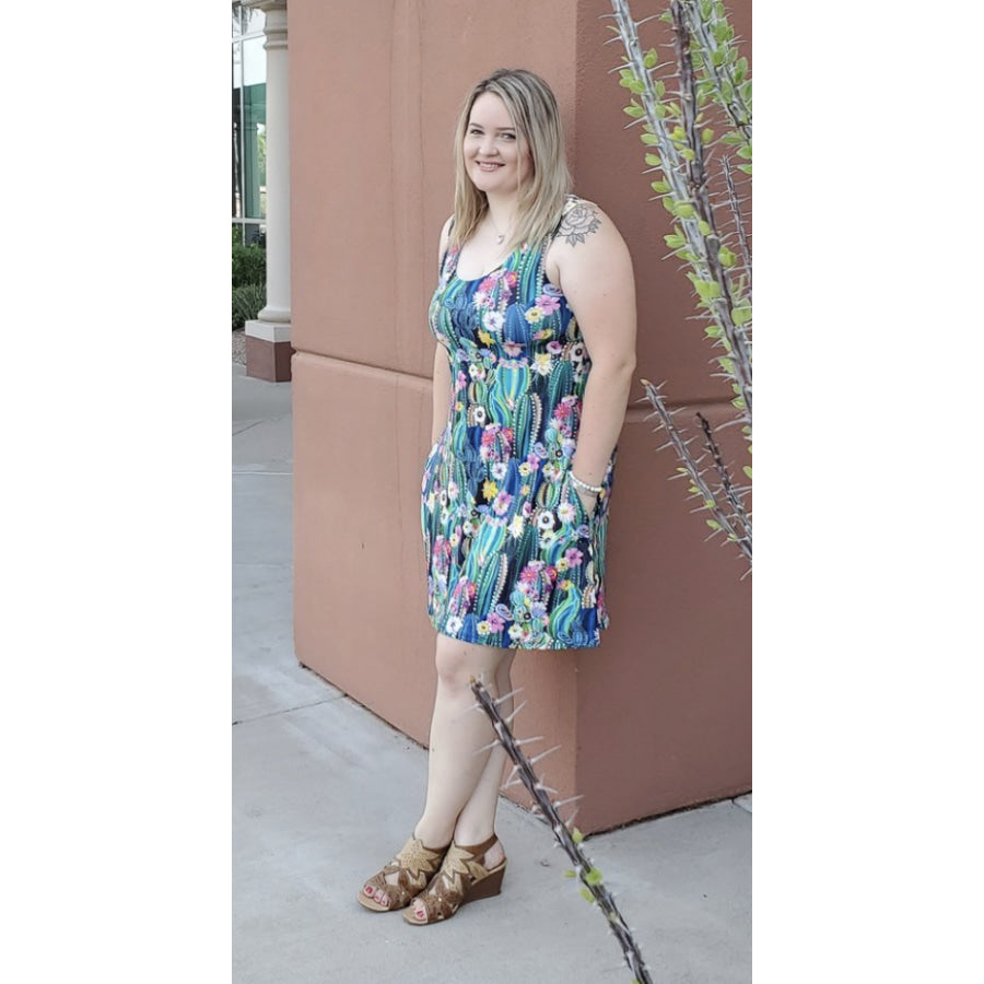 NEW! Buttery Soft Custom Design Tank Dress with Pockets Dresses