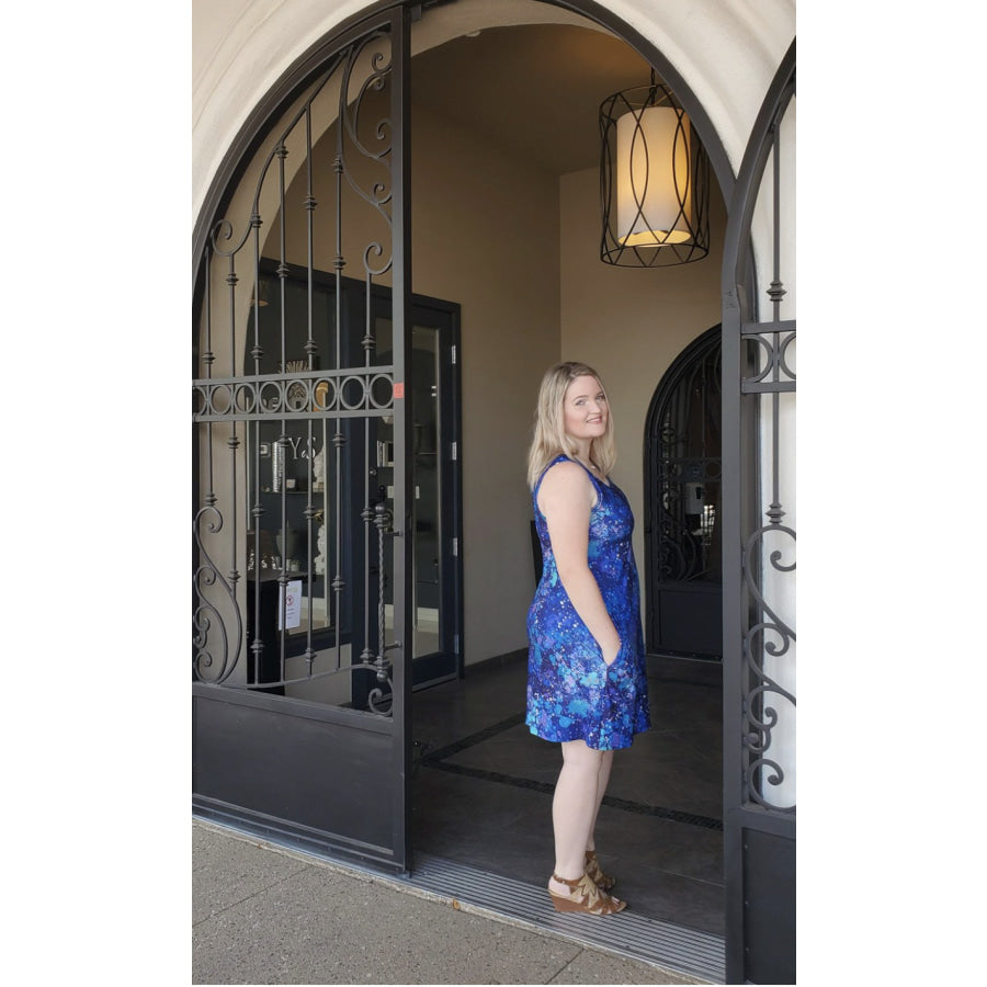 NEW! Buttery Soft Custom Design Tank Dress with Pockets Dresses