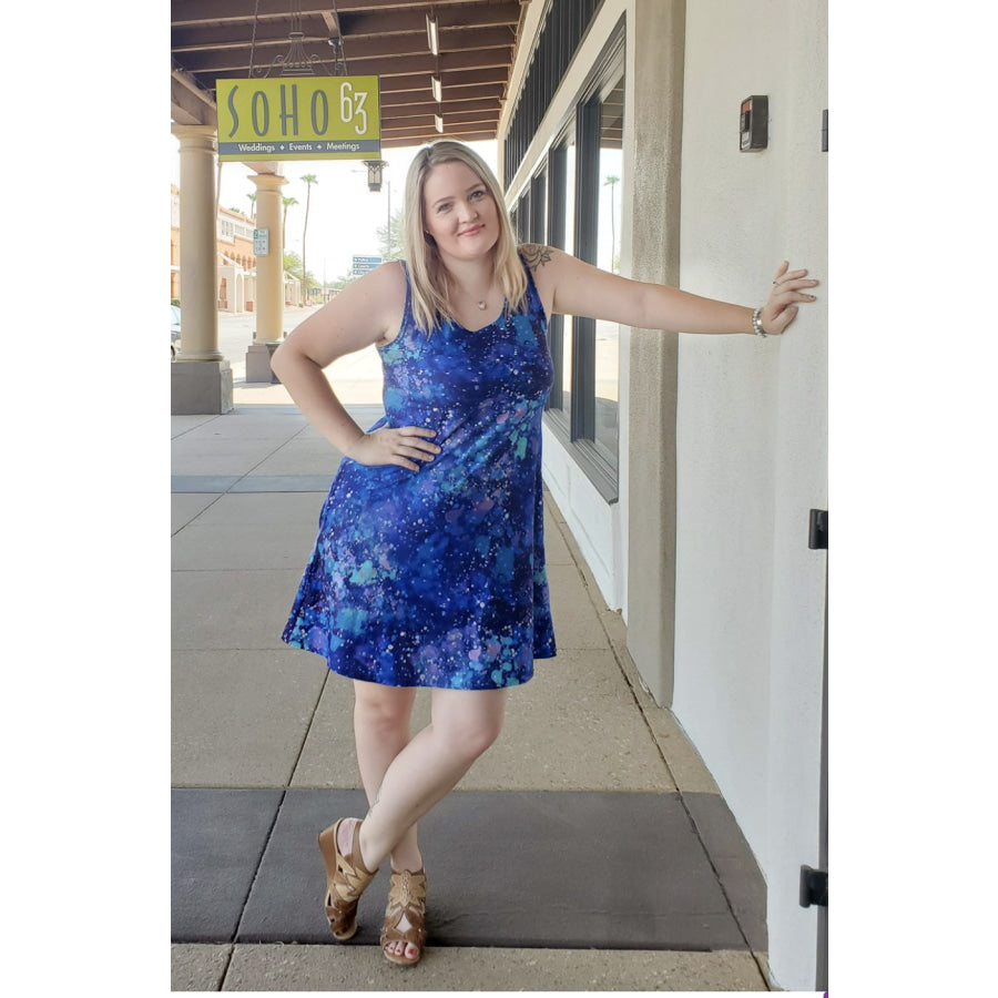 NEW! Buttery Soft Custom Design Tank Dress with Pockets Dresses