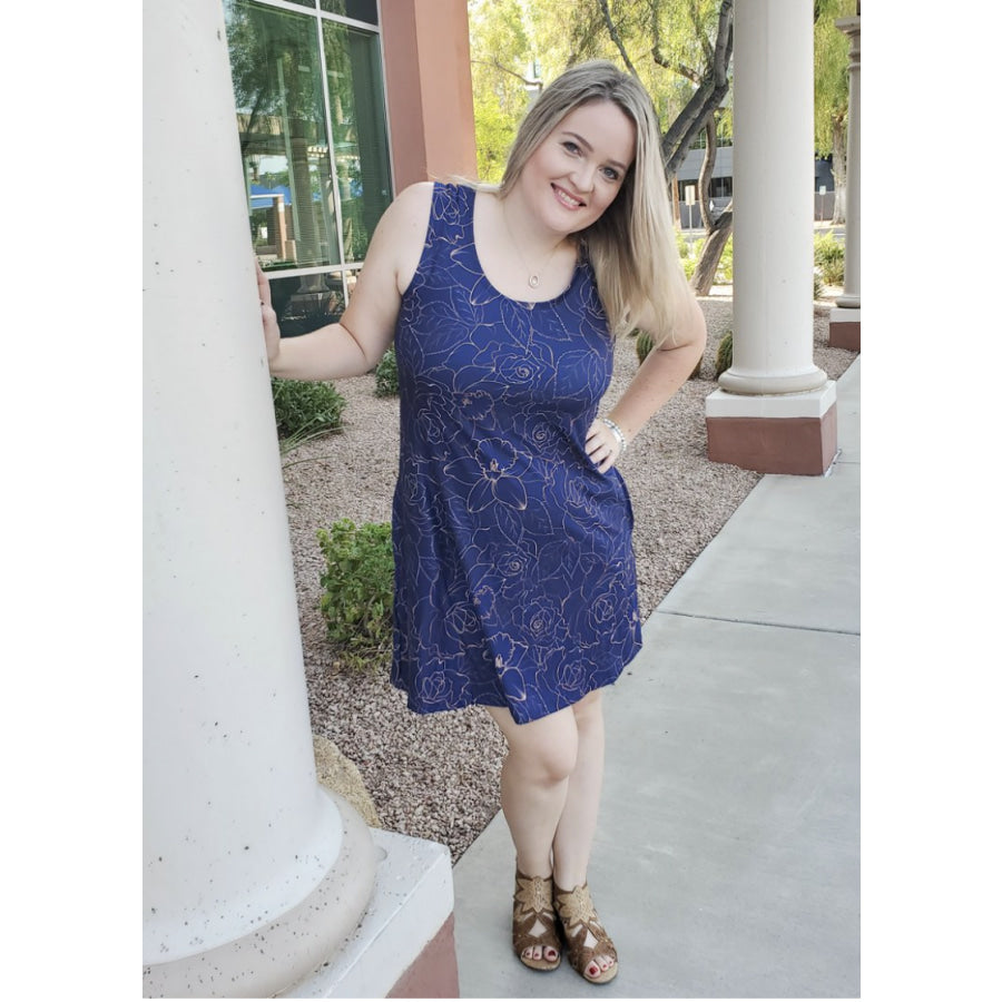 NEW! Buttery Soft Custom Design Tank Dress with Pockets Dresses