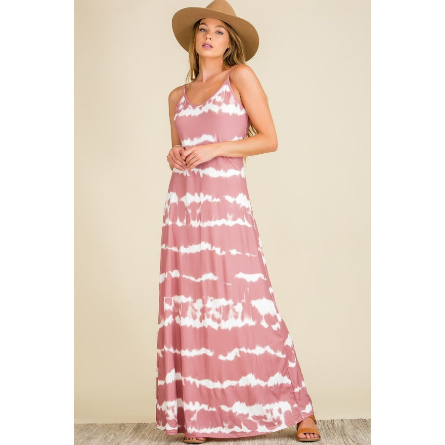 NEW! Buttery Soft DTY Tie Dye Maxi Dress Dresses