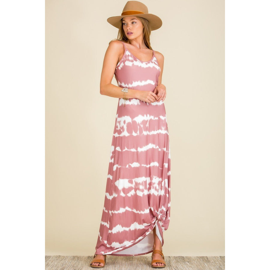 NEW! Buttery Soft DTY Tie Dye Maxi Dress Dresses