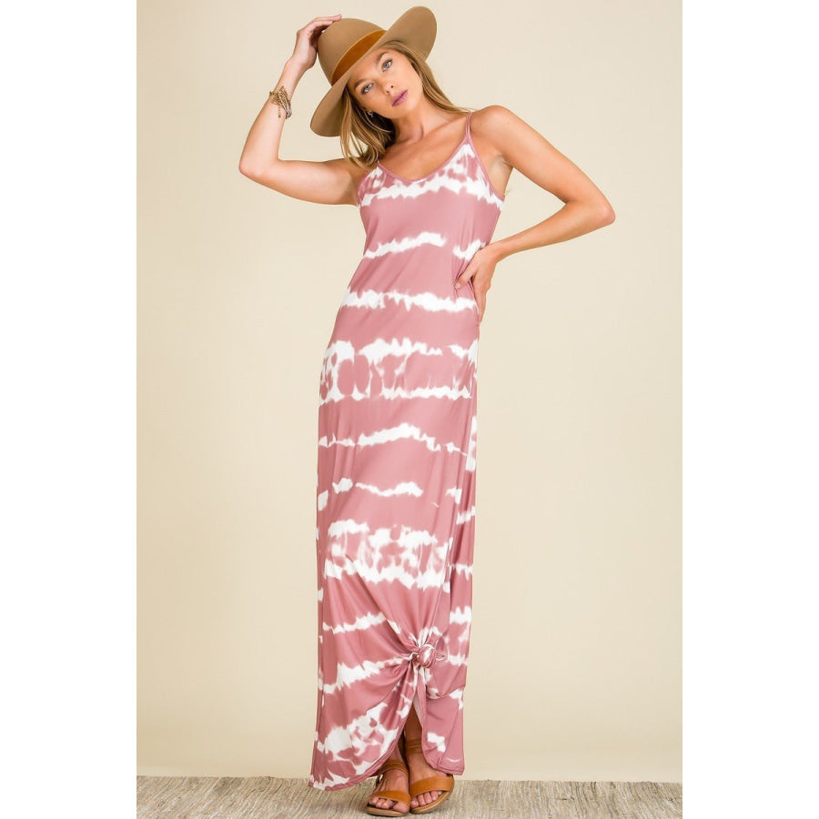 NEW! Buttery Soft DTY Tie Dye Maxi Dress Dresses