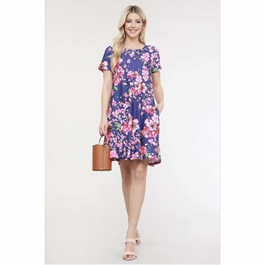 Preorder Printed Flared Dress with Pockets! Arriving mid to late March