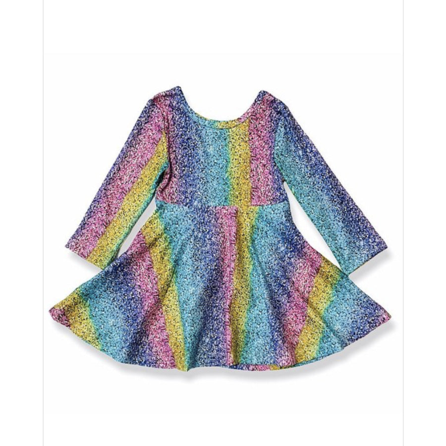 Preorder Kids Multicolour Sparkly Print Dress XXS Kids Dress