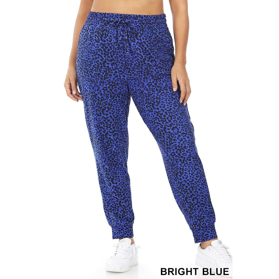 NEW! Buttery Soft Bright Leopard Print Brushed DTY Top and Jogger Set! Tops