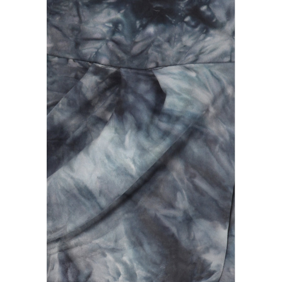 Buttery Soft Printed Harem Shorts with Pockets - Shorts