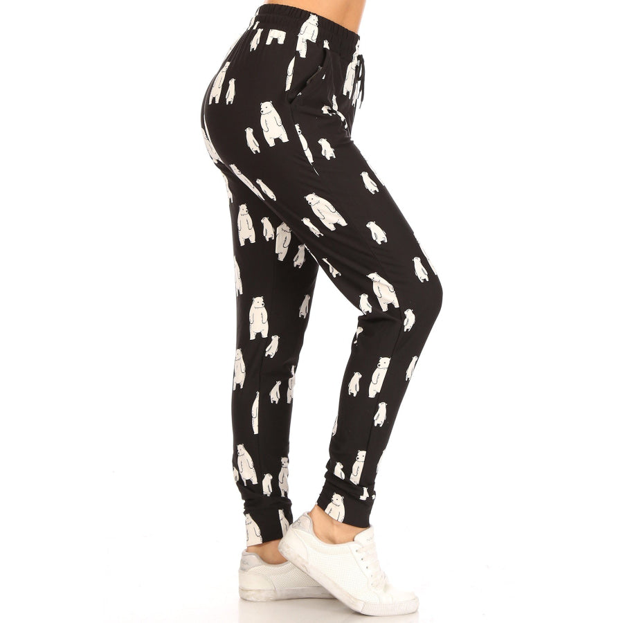 NEW ARRIVAL! Buttery Soft Solid and Printed Joggers! Bears / S