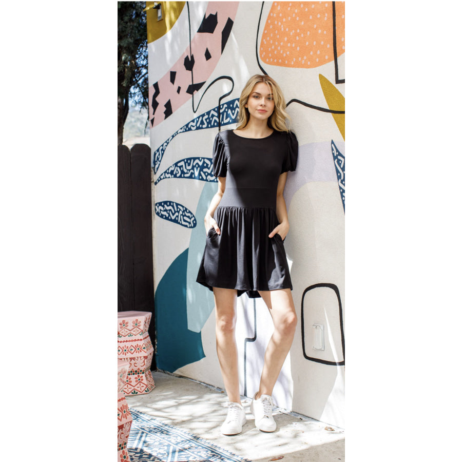 NEW! Buttery Soft Short Sleeve Romper with Cut Out Back Detail Romper